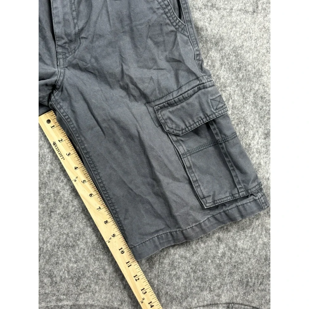 Old Navy Youth/Boy's Navy Gray Cargo Shorts Outdoors Size 16 Adjustable Waist